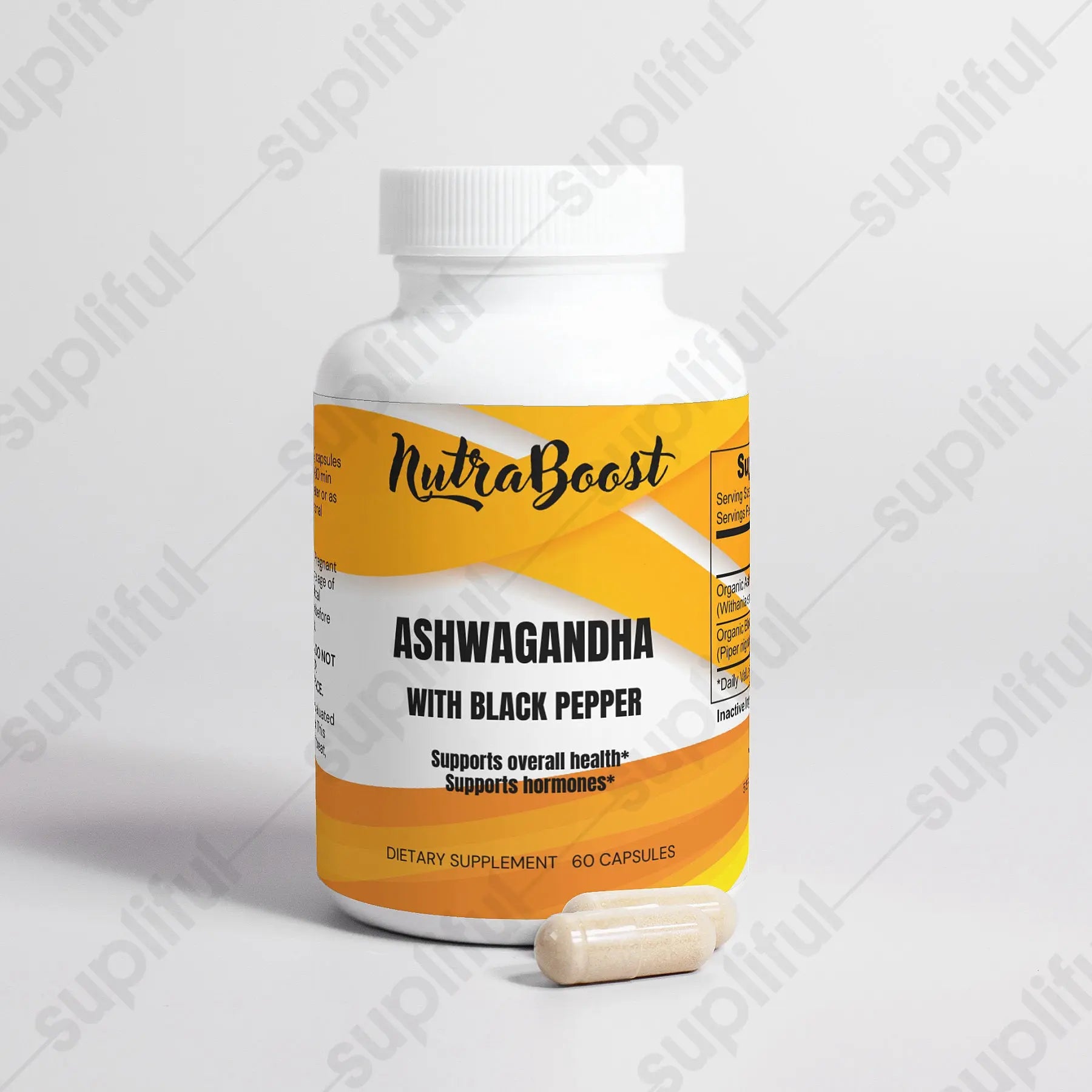 Organic Ashwagandha with Organic Black Pepper