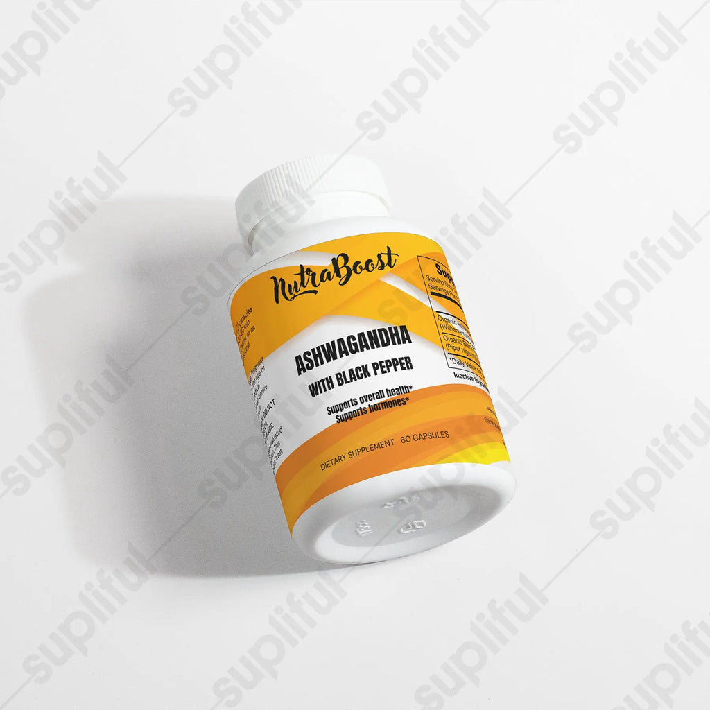 Organic Ashwagandha with Organic Black Pepper