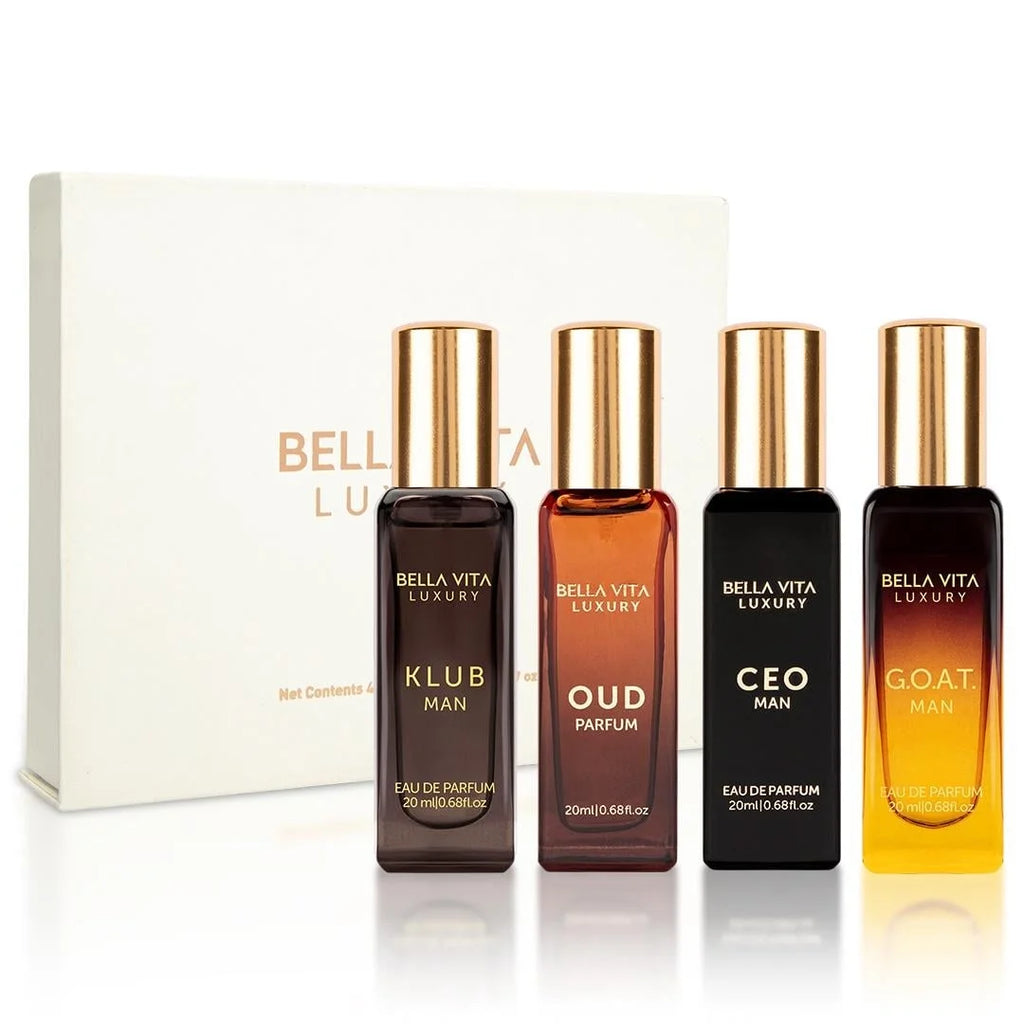 Bella Vita Organic Man Perfume Gift Set for Men