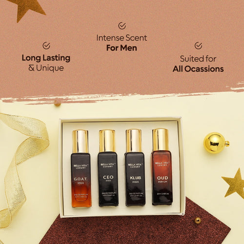 Bella Vita Organic Man Perfume Gift Set for Men